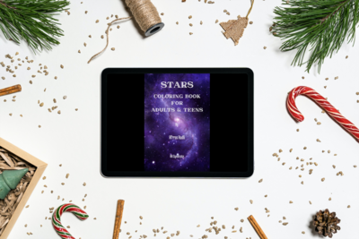 Stars: Coloring Book For Adults And Teens Stars: Coloring Book For Adults And Teens