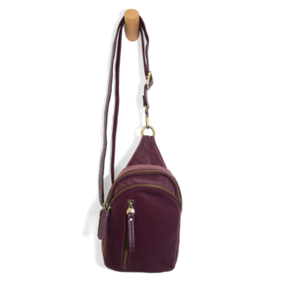 Plum Velvet Skyler Sling Bag