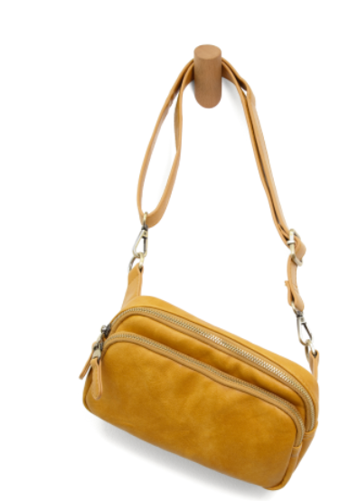 Honey Kylie Double Zip Sling /Belt bag