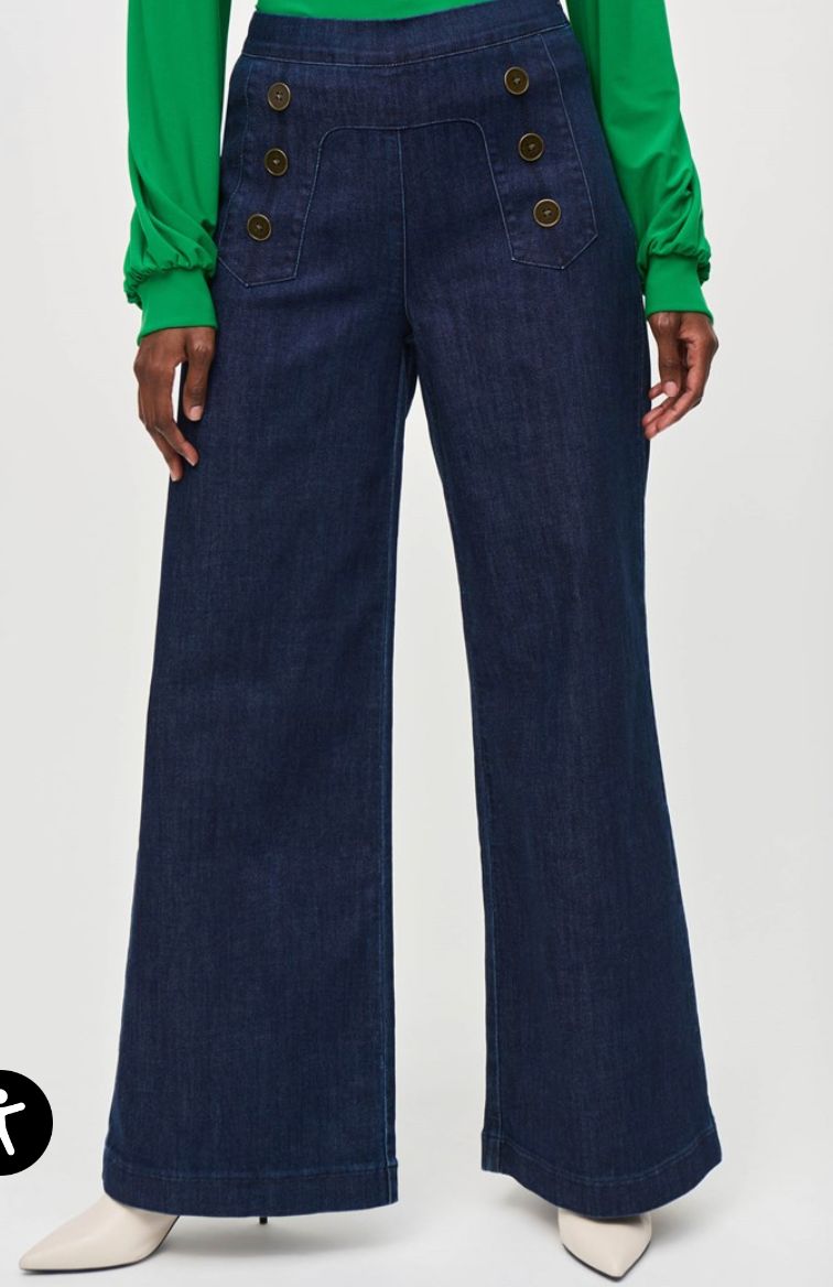 JK- Hi Rise Wide Legged Denim Pant 