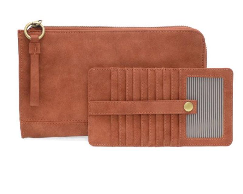 Joy Susan: Faux Suede Karina Conver Wrist&amp;Wallet 