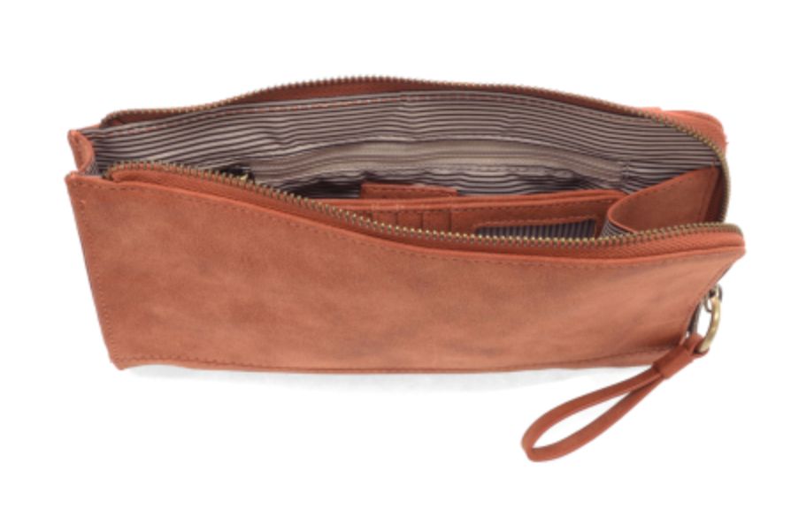 Joy Susan: Faux Suede Karina Conver Wrist&amp;Wallet 