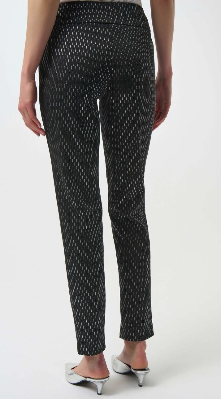 JR: Foiled Heavy Knit Slim Fit Pant 
