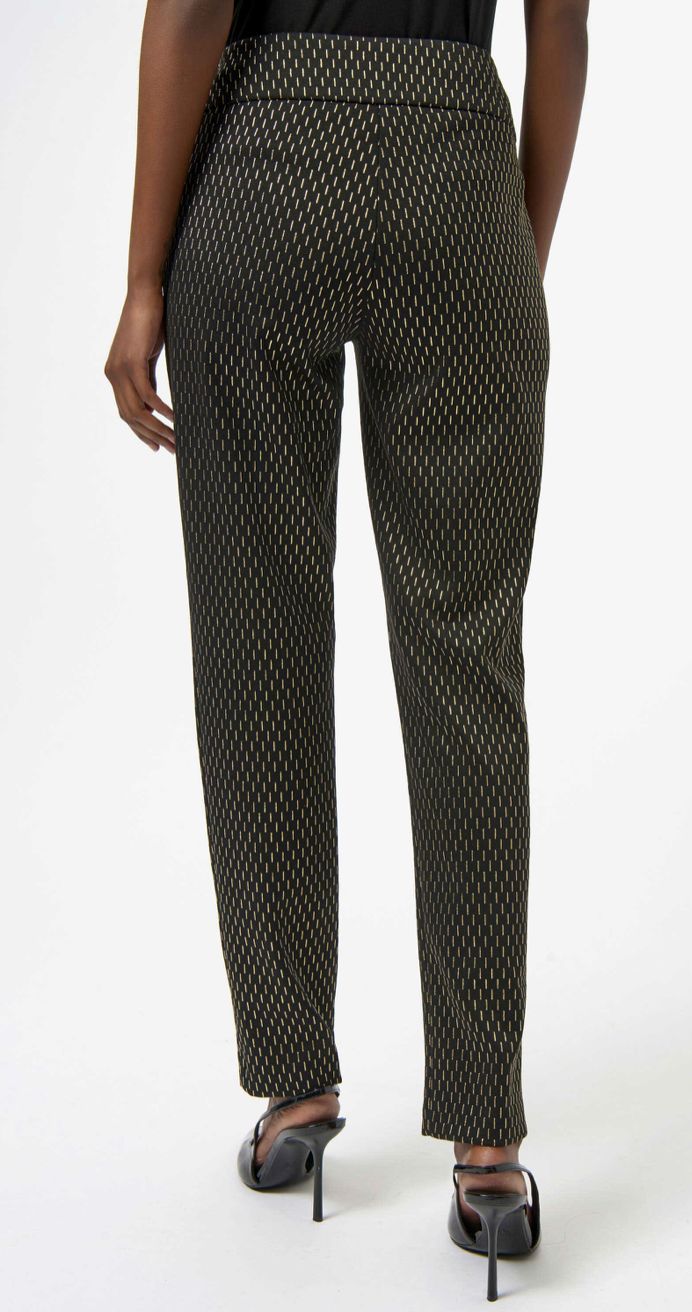 JR: Foiled Heavy Knit Slim Fit Pant 