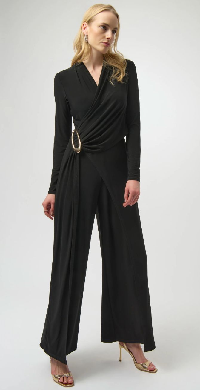 JR: Silky Knit Wide-Leg Jumpsuit 
