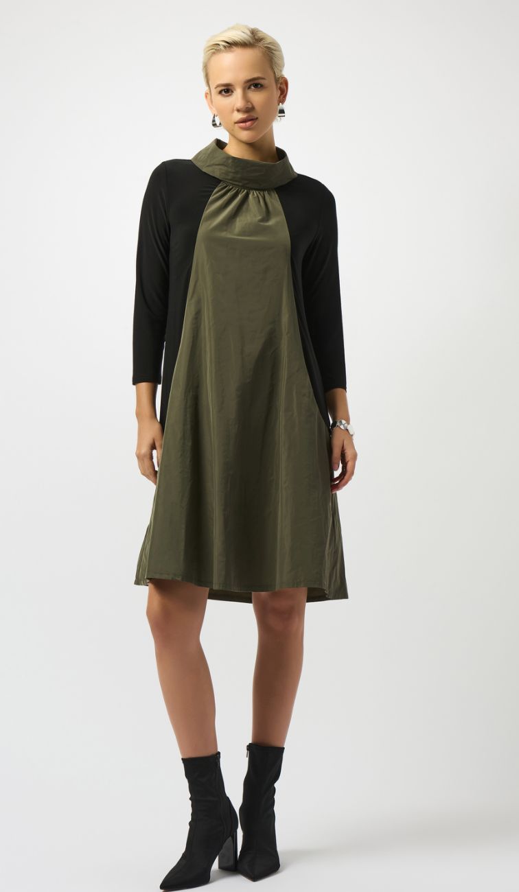 JR: Silky Knit &amp; Memory Colour Block Dress