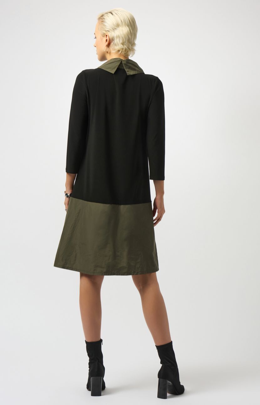 JR: Silky Knit &amp; Memory Colour Block Dress