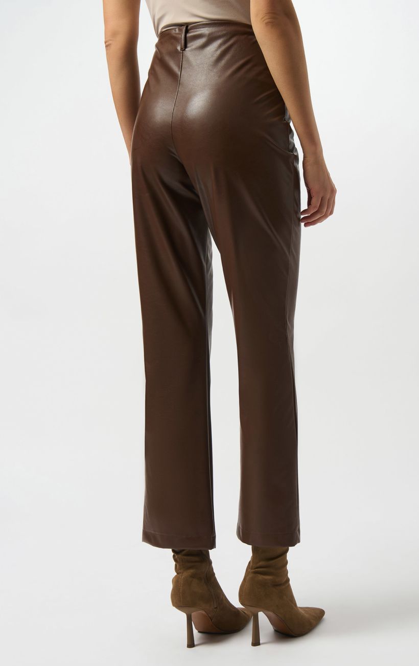 JR: Leatherette Wide-Leg Pull-On Pants
