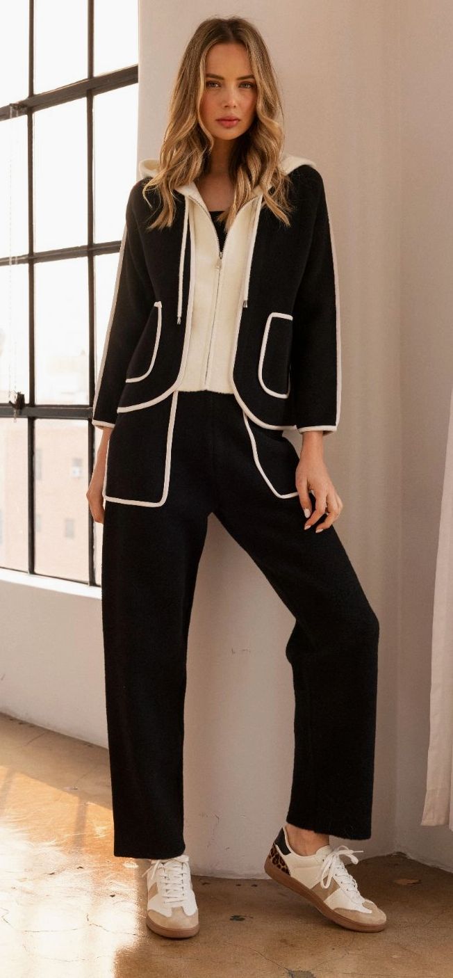 Joh: Black Sasha/Sicilly Knitted Set 