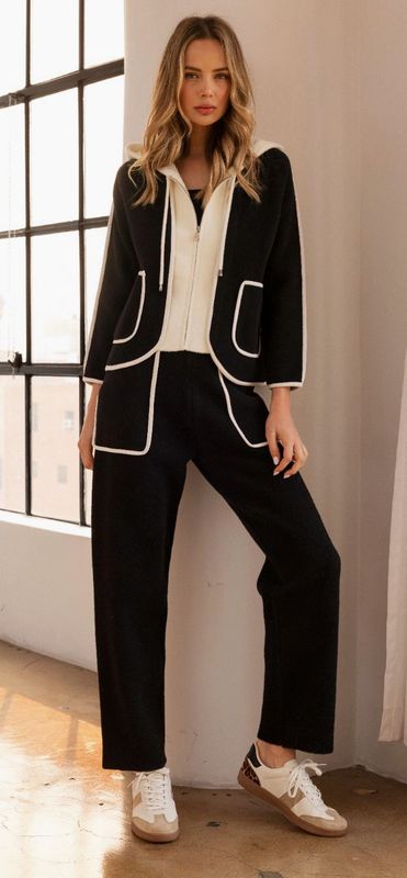 Joh: Black Sasha/Sicilly Knitted Set 