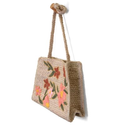 Joy Susan:Multi Embro Daisy ZoeJute Crossbody