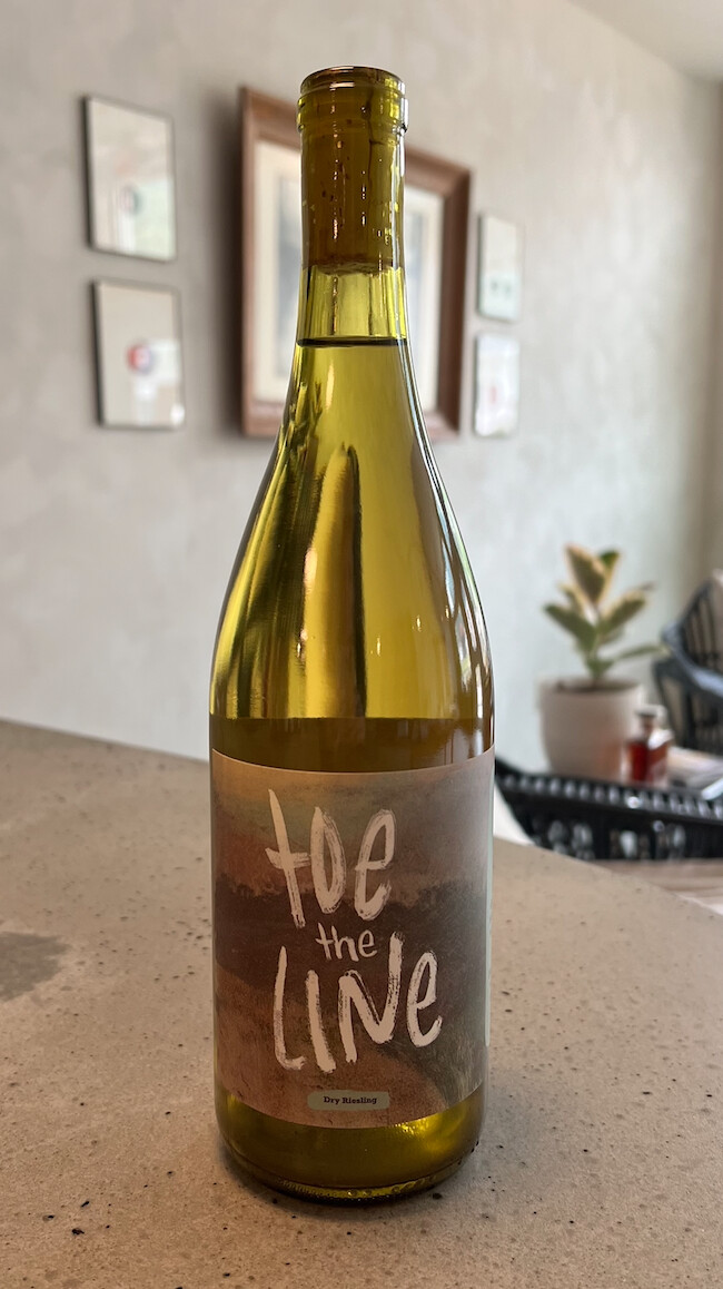 Toe the Line FInger Lakes Riesling 2021
