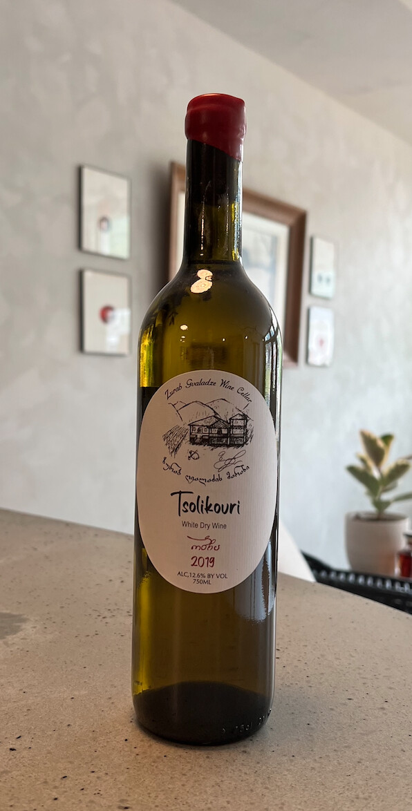 Zurab Gvaladze Wine Cellar - Tsolikouri 2019