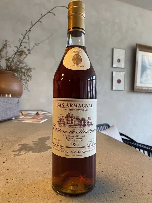 Domaine de Ravignan Vintage Armagnac 1985