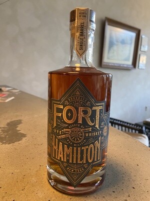 Fort Hamilton &quot;Single Barrel&quot; Rye Whiskey 750 ml