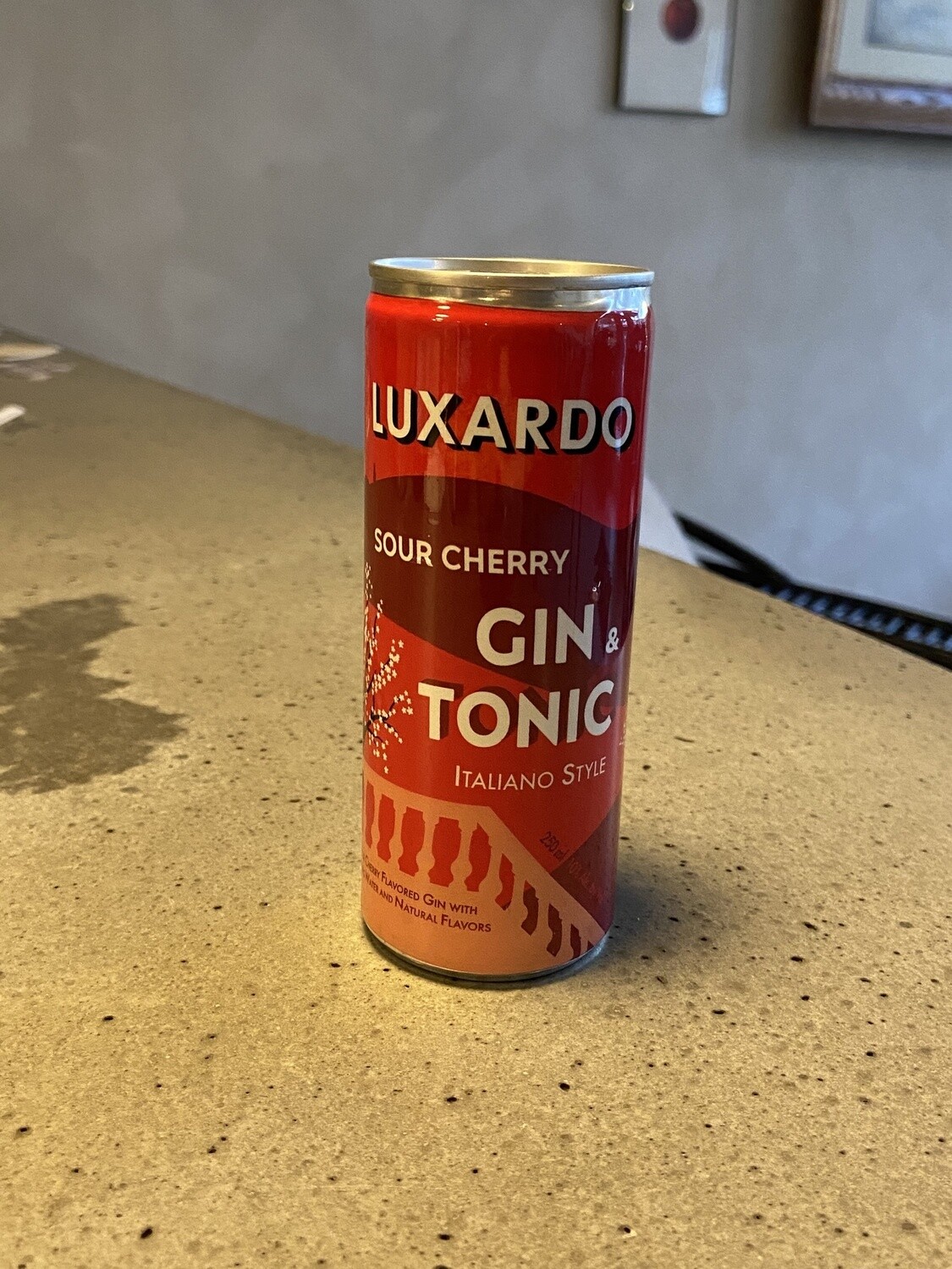 Luxardo Sour Cherry Gin & Tonic 250ml Can