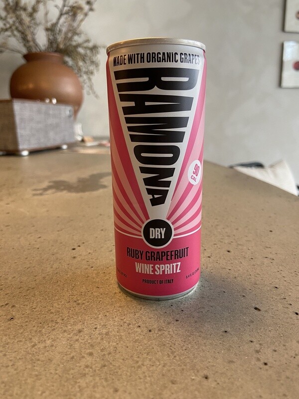 Ramona ruby grapefruit wine spritz can