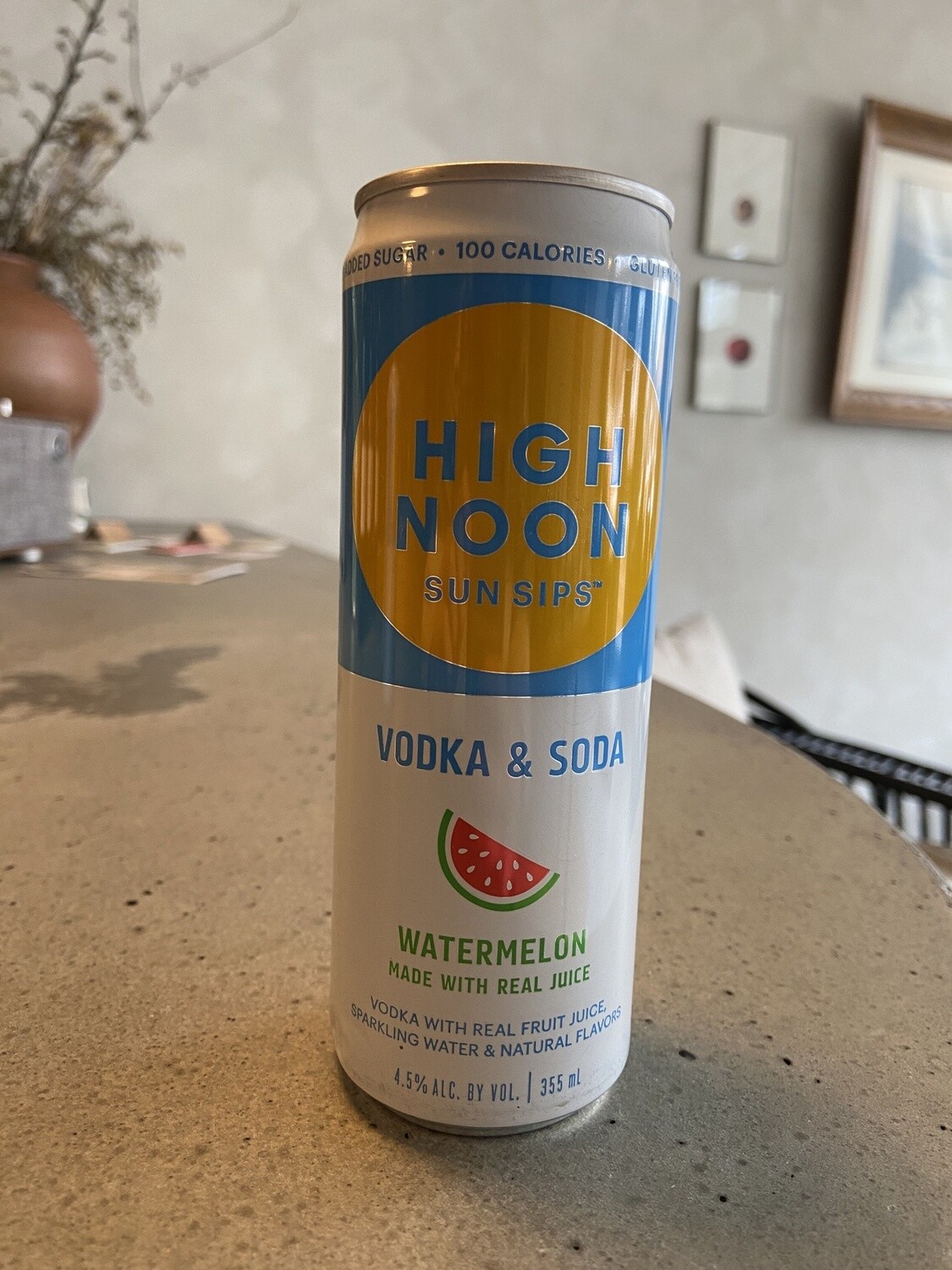 High Noon Watermelon Vodka Soda