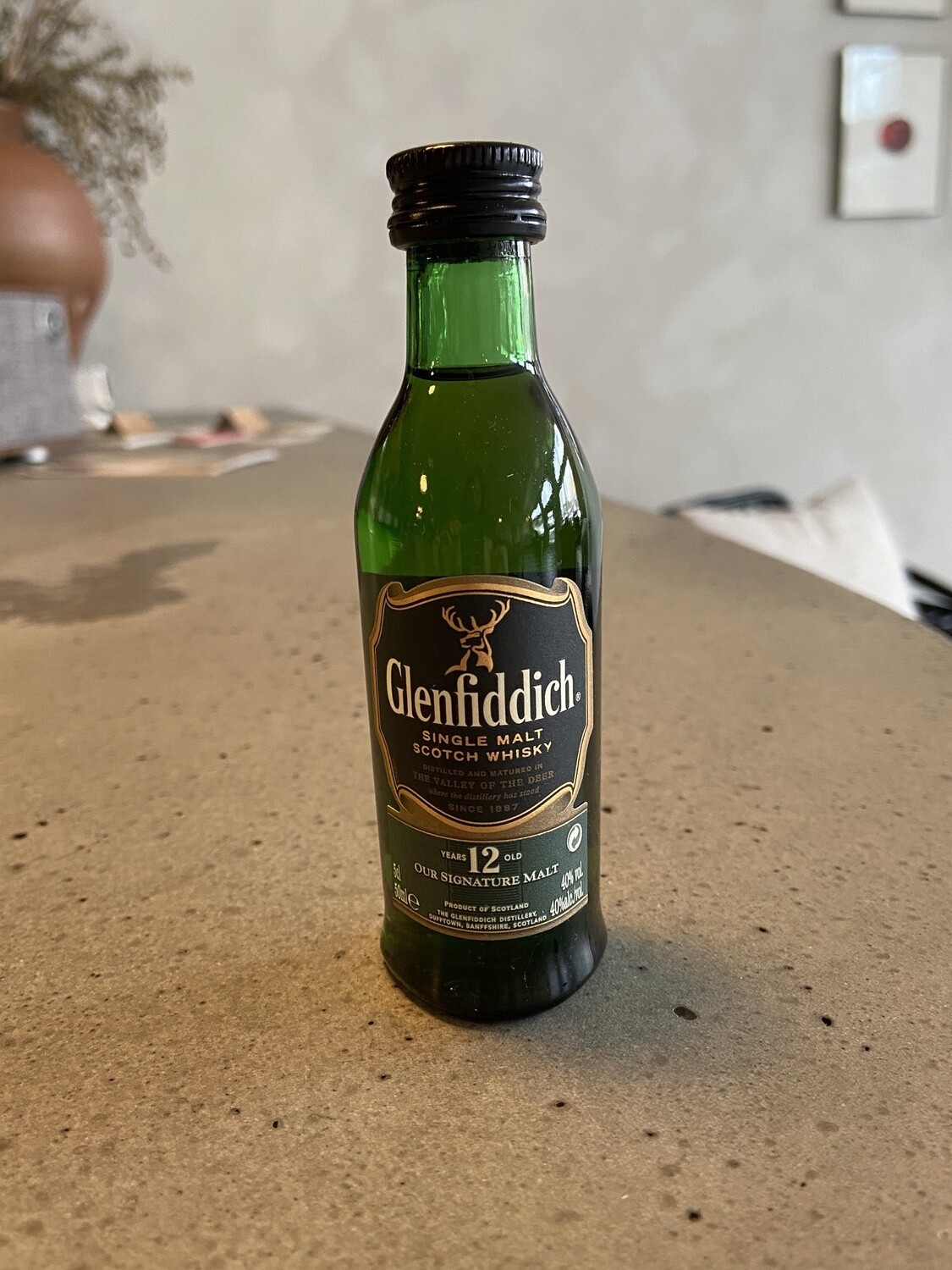 Glenfiddich Scotch 12 Year mini 50 ml