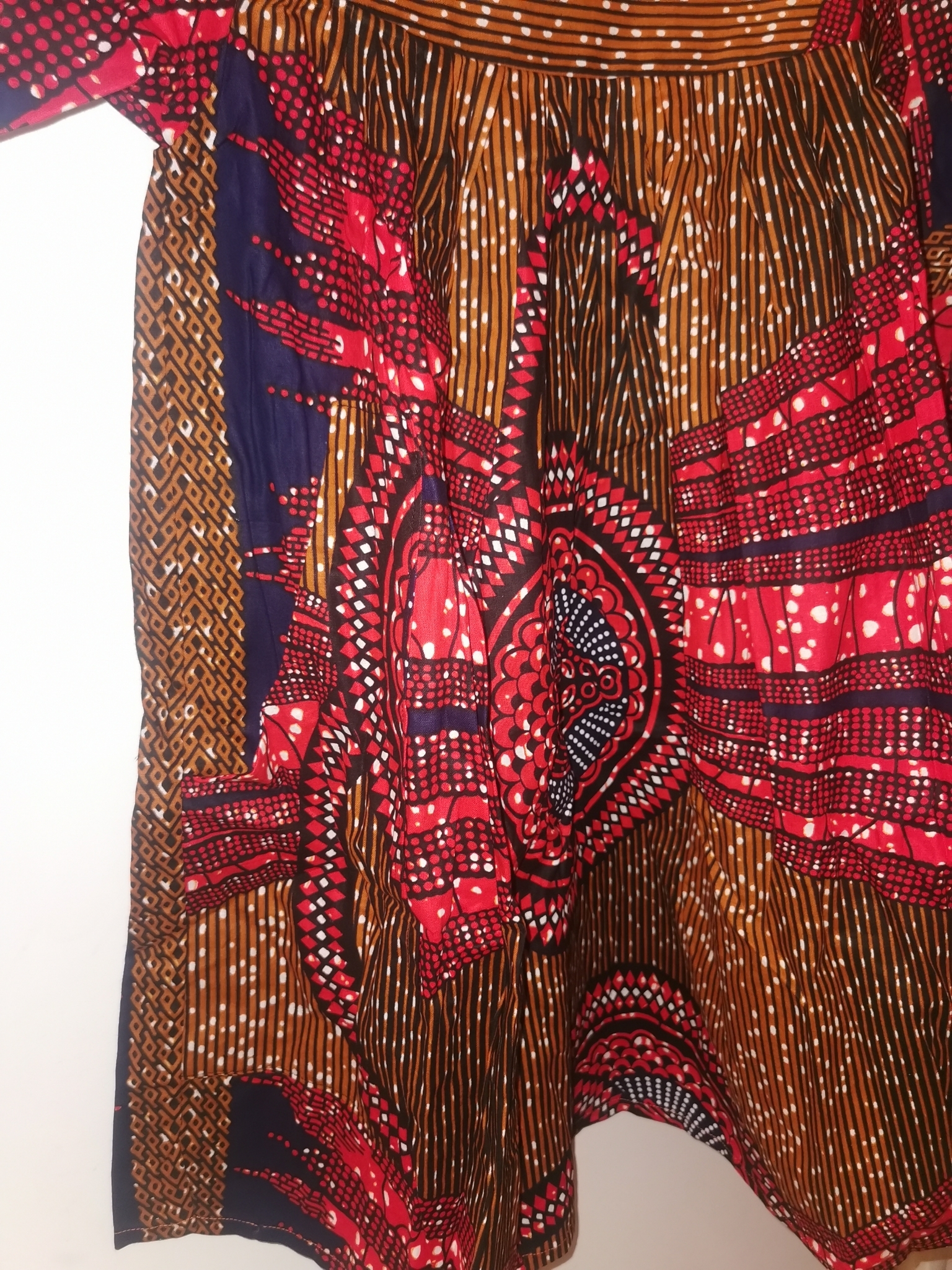 Robe Wax Taille Gabonaise Courte - Taille 38/40