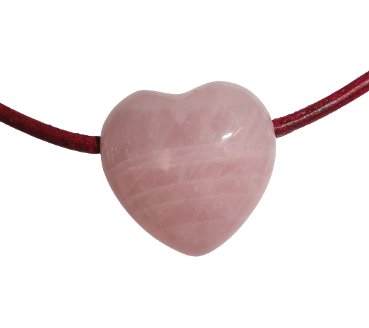 Strahlenschutzanhänger Rosenquartz Herz Strahlenschutzanhänger Rosenquartz Herz