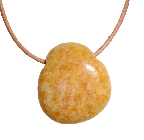 Strahlenschutzanhänger Orangencalcit