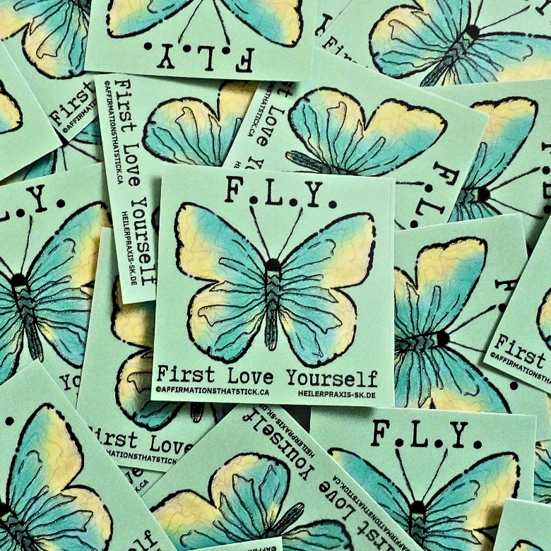 Affirmationssticker First Love Yourself