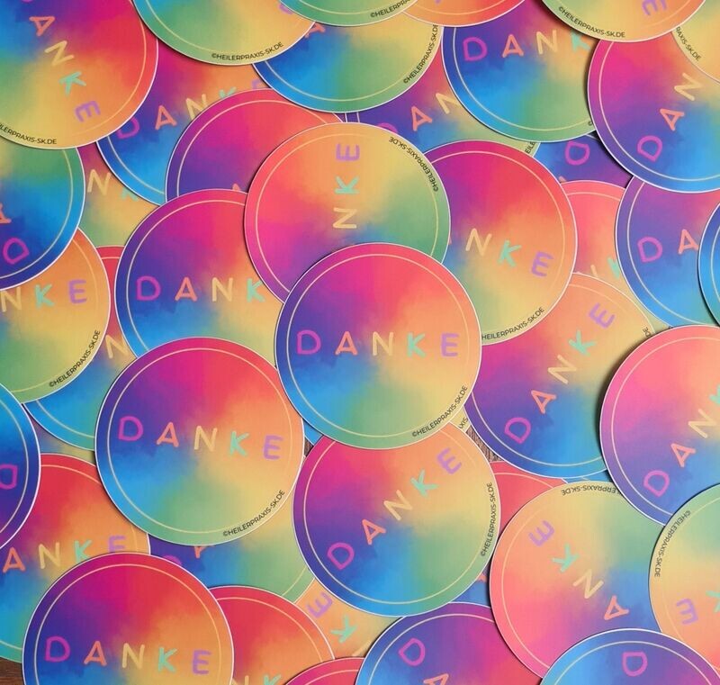 Affirmationssticker DANKE