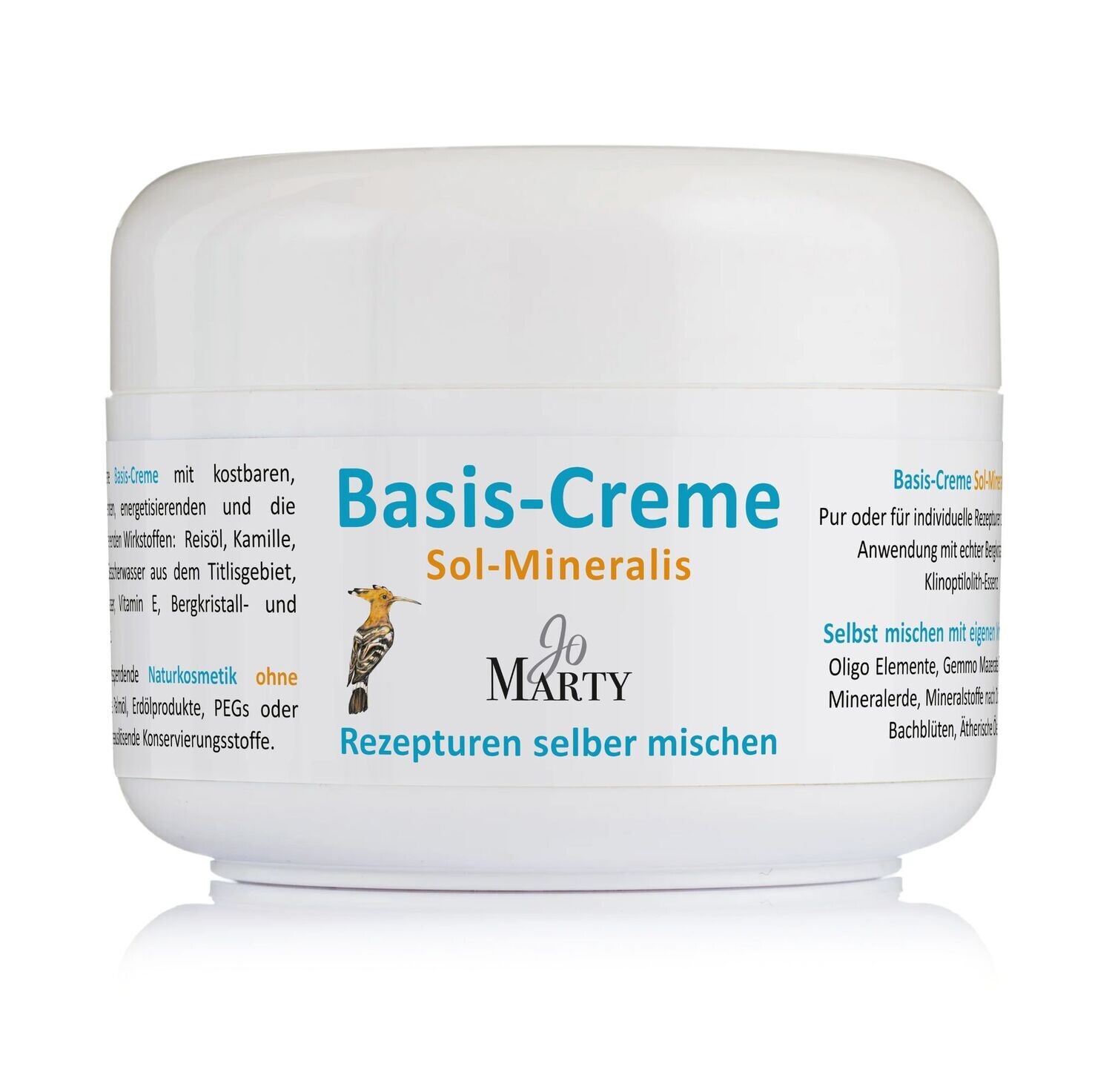 Basiscreme SOL MINERALIS,  Jo Marty Grundlage für individuelle Rezepturen