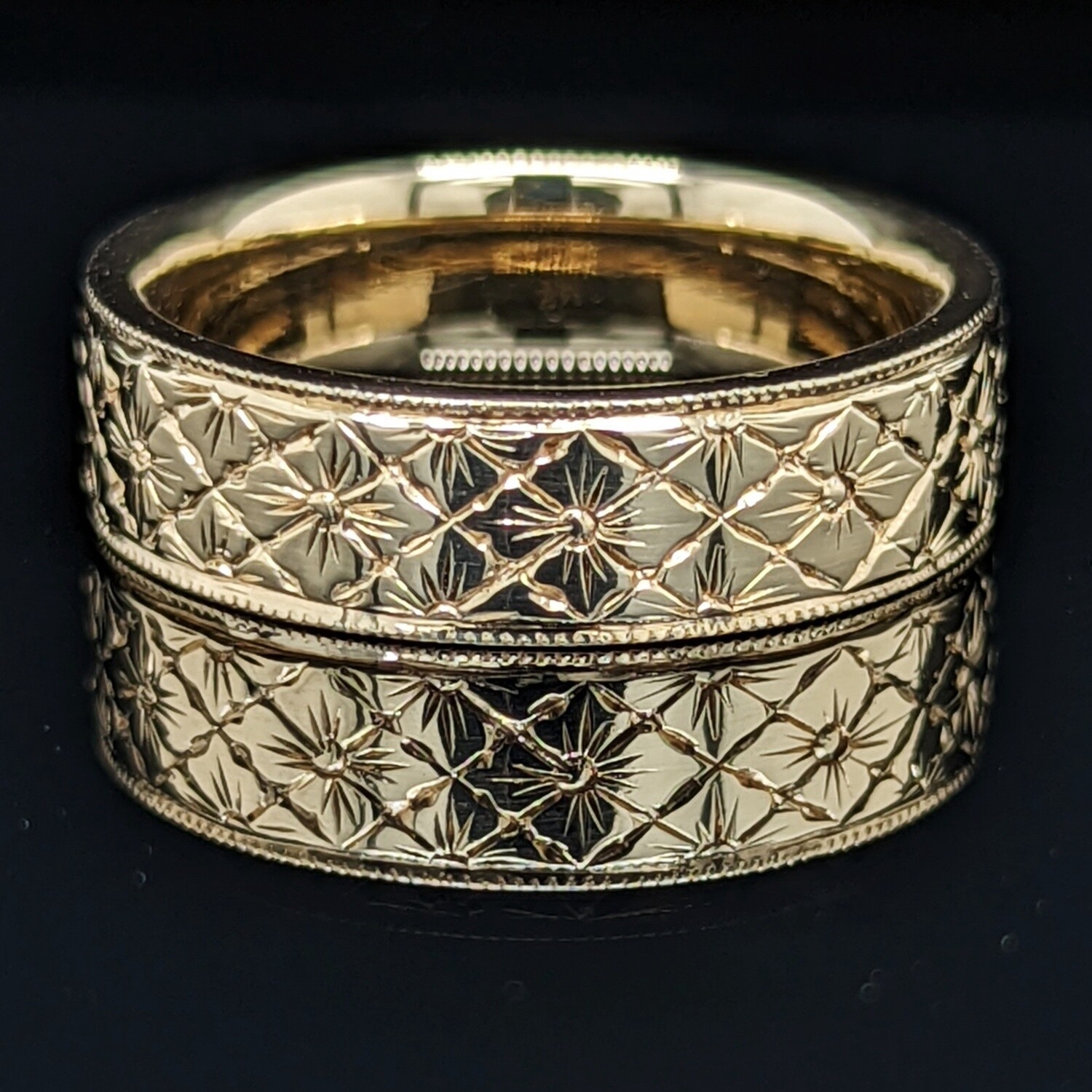 Tiled Band, Hand engraved