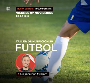NUTRICIÓN EN FÚTBOL - Edición Noviembre 2025