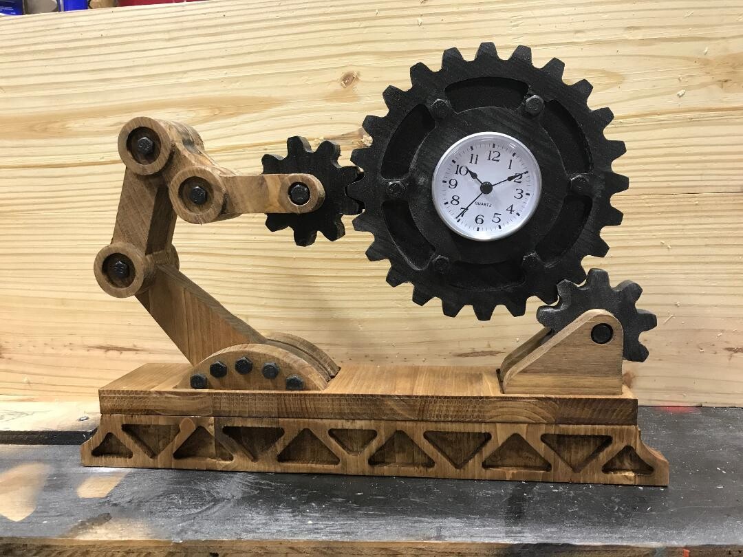 Desk Gear Clock