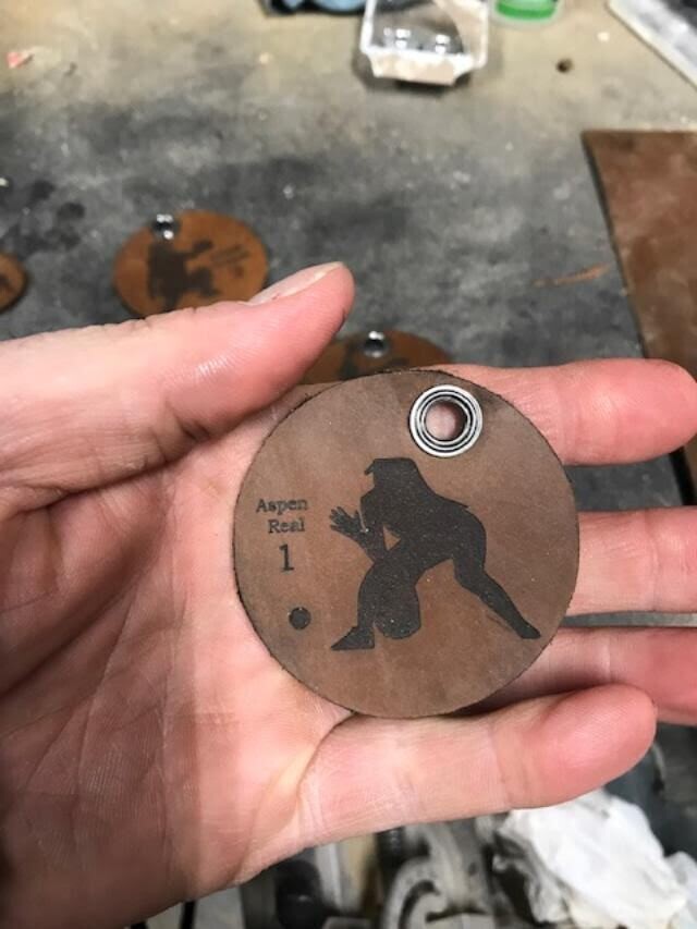 Leather Key Chains (Pick a design and we can put it on there)