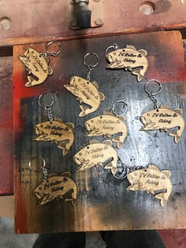 Small Bass Key Chains
