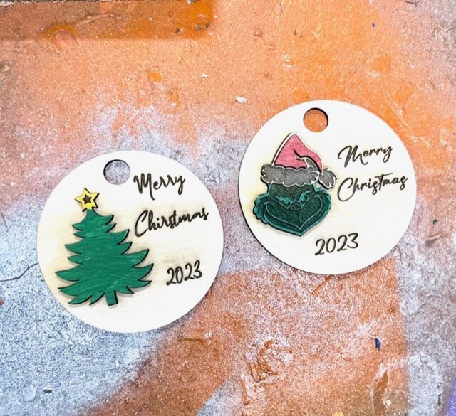 3 Layer Christmas Ornaments