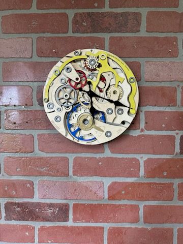 12" Wood Gear Clock