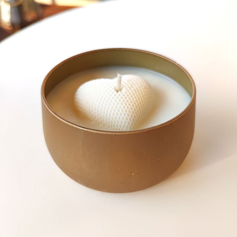 Herzflamme - Sojawachskerze