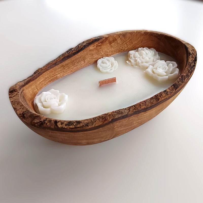 Blumenmeer ELEGANZ - Sojawachskerze