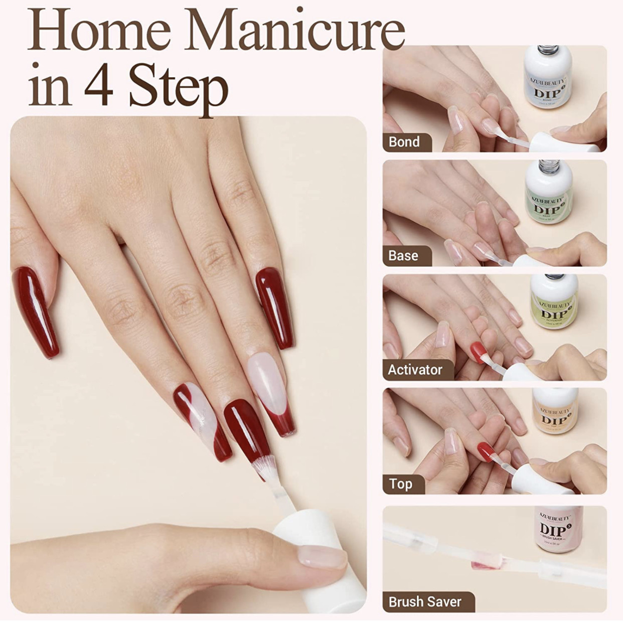 Liquide Dip set de 4