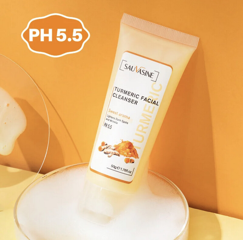 Crème Nettoyante au curcuma et Vitamine C