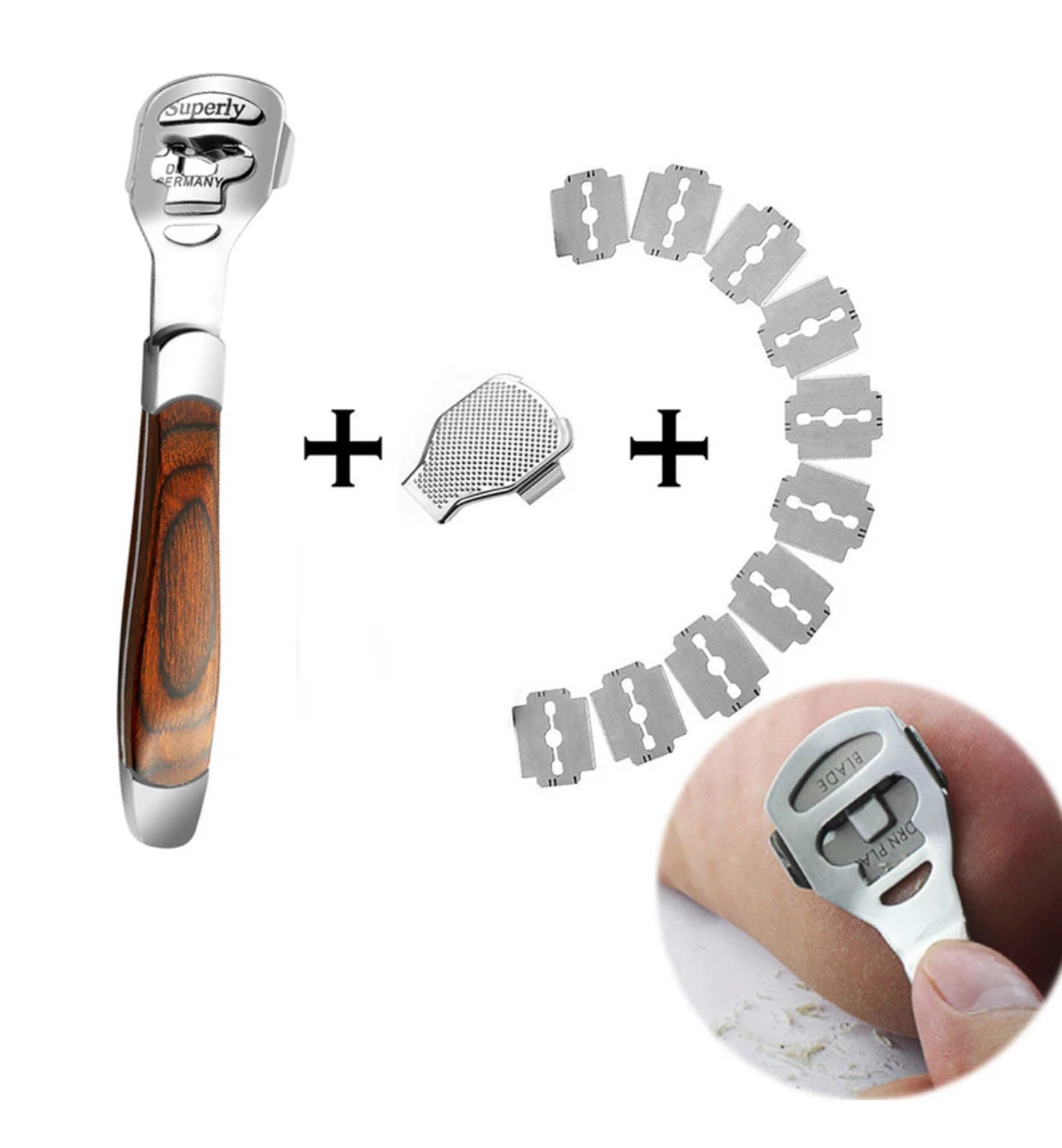 Râpeuse Gilette Pieds Kit