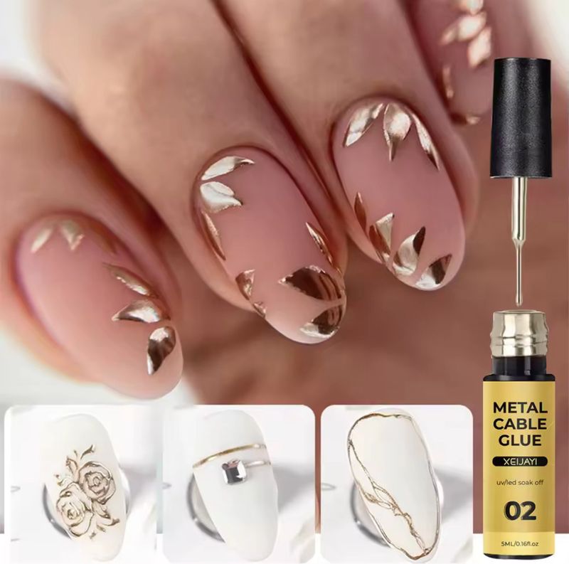Gel Métallique Nail Art