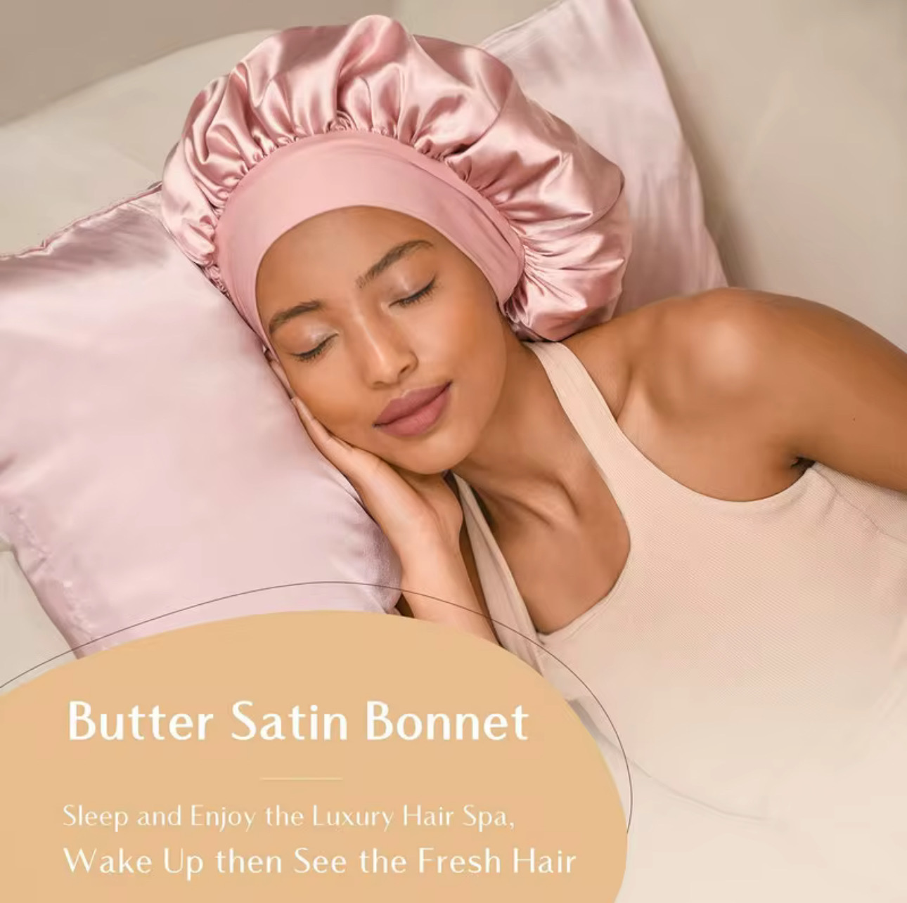 Bonnet Cap Satin BG