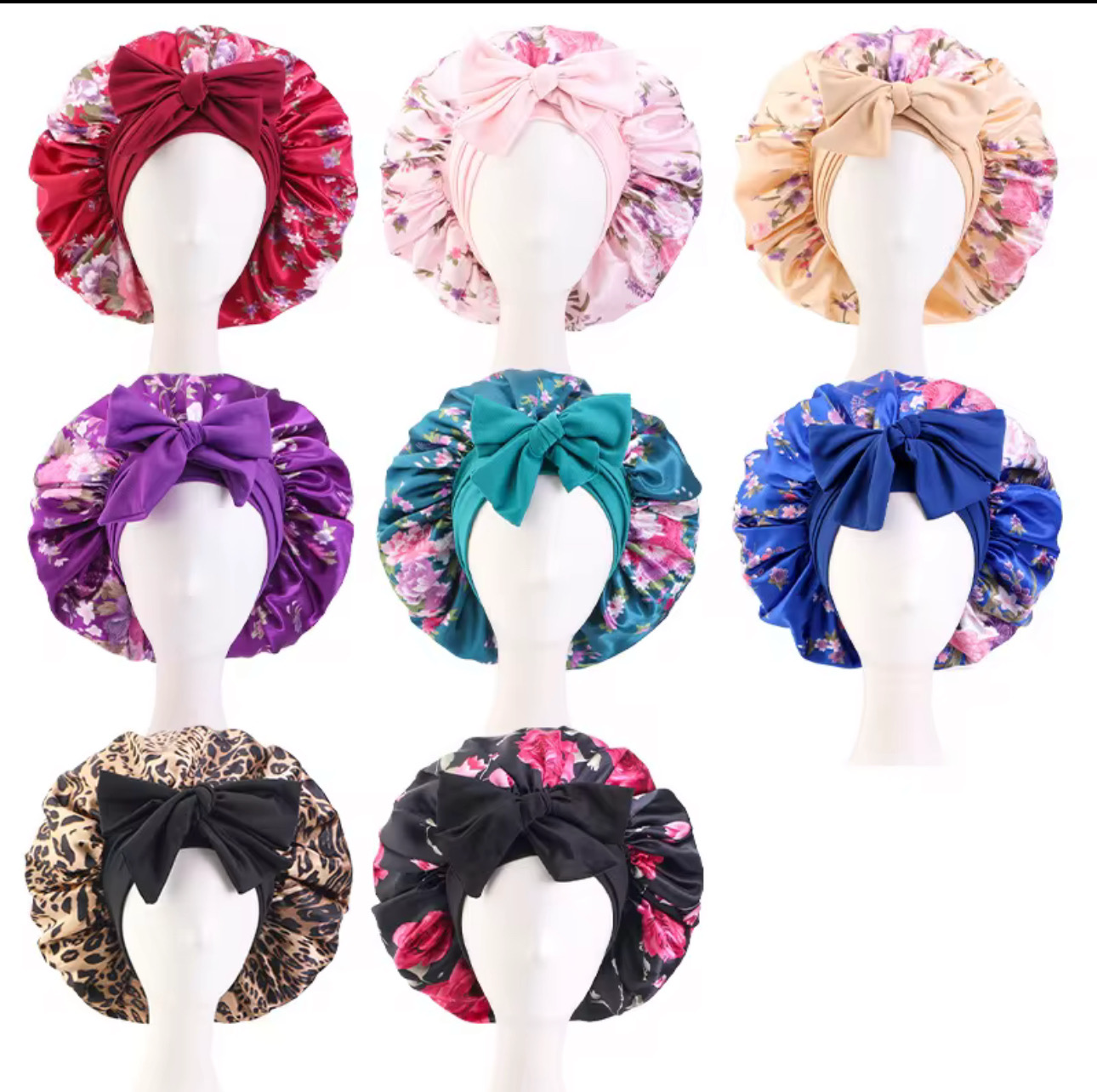 Bonnet Soie Satin Large Premium