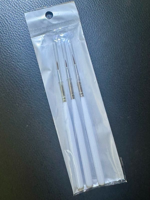 Brosse Nail Art Blanc Set3 Brosse Nail Art Blanc Set3