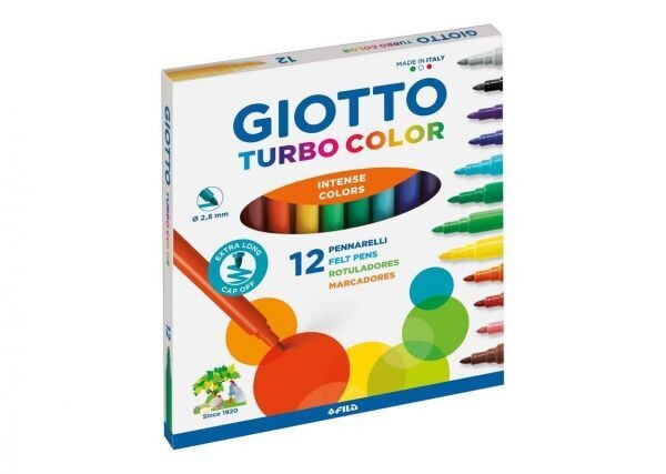 Colori pennarelli Turbocolor Giotto da 12