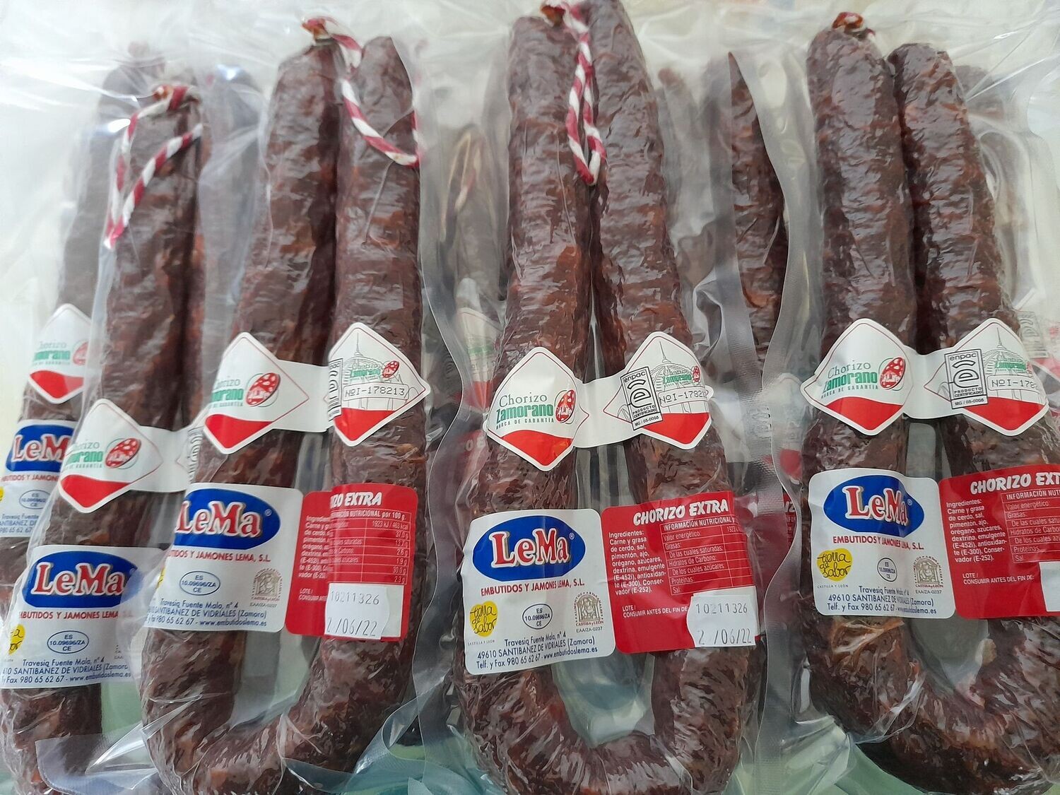 Chorizo zamorano sarta agridulce