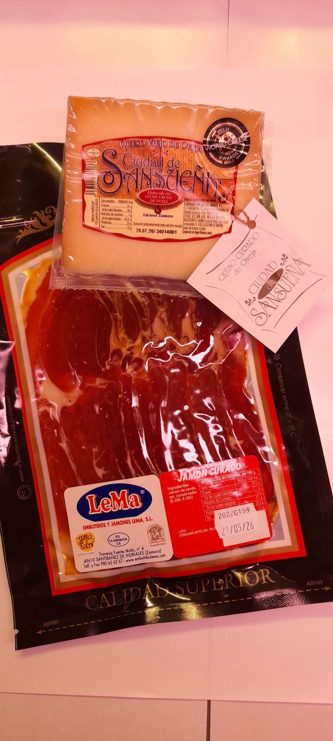 JAMON LONCHAS + QUESO OVEJA