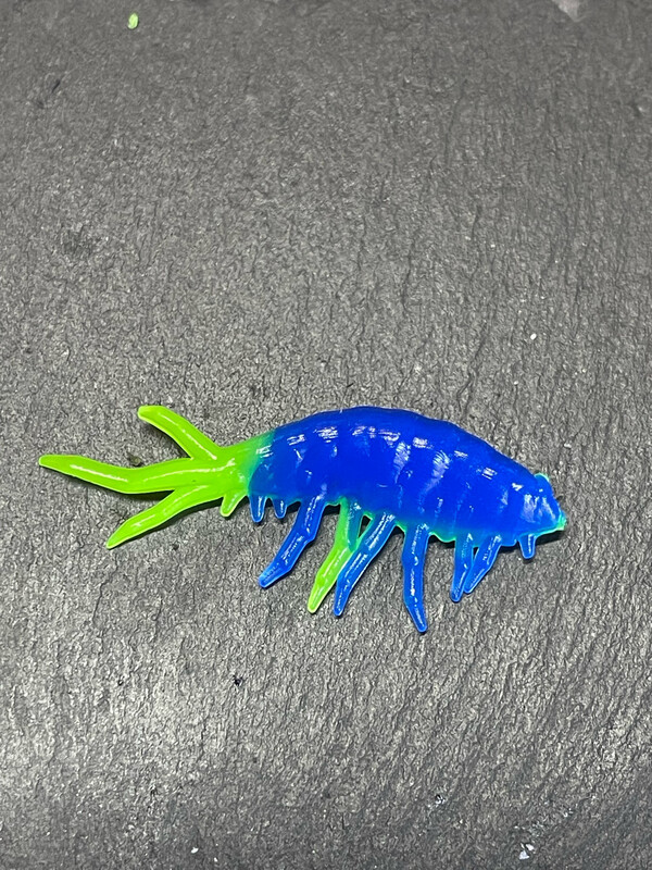 Suramag 4cm (Blau Mega UV Chartreuse)