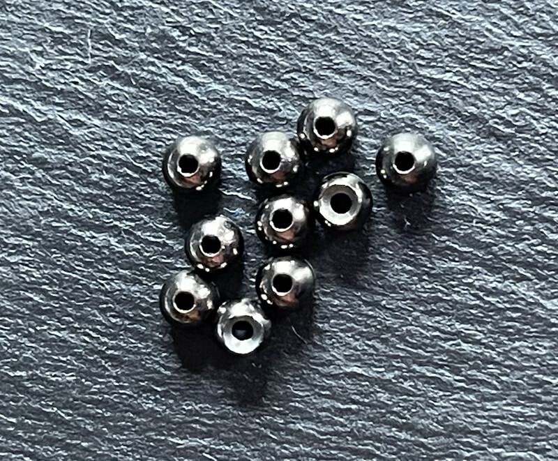 Tungsten Original 3,8mm Gunmetal 10Stück